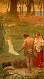 St. Genevieve As A Child In Prayer — Pierre Cécile Puvis De Chavannes