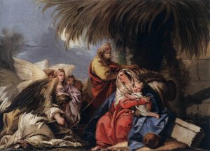 The Rest On The Flight To Egypt — Giandomenico Tiepolo