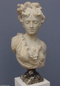 Flora Um — Albert Ernest Carrier Belleuse