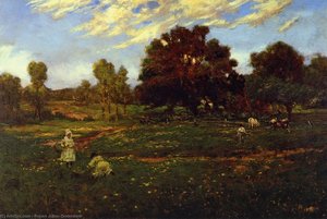 Fall Scene Near Sisterdale — Robert Julian Onderdonk