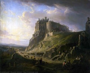 View Of Edinburgh Castle — Aleksander Nasmyth