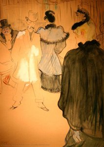 La Goulue E Paul Lescau — Comte Henri Marie Raymond De Toulouse-lautrec-monfa