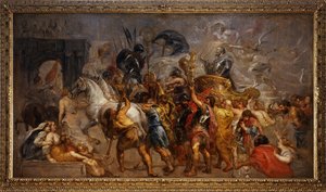 Triumphal Entry Of Henri Iv In Paris — 피터 파울 루벤스 작업장