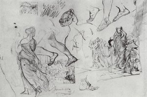 Kleobis And Biton — Karl Pavlovich Bryullov