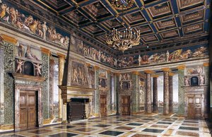 Perspective View Of The Sala Delle Prospettive — 발다사레 페루치