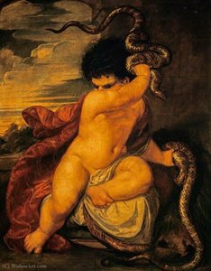 The Infant Hercules — William Dyce