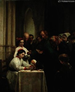 Good Friday In Notre-dame Church — Pierre Edouard Frère