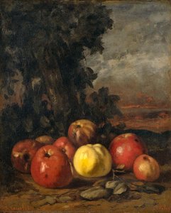 Still Life with Apples, Gustave Courbet, 1871 - 1872