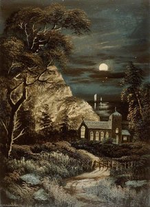 Church By Moonlight — Alfred Worthington