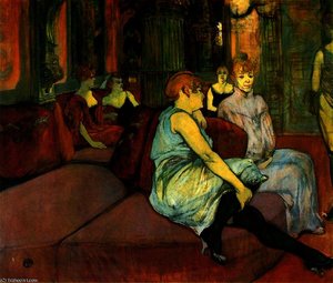 In The Room Of Rue Des Moulins — Henri De Toulouse-lautrec