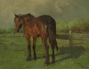 Paard, Anton Mauve, 1860 - 1888 — Anton Mauve