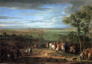 Louis Xiv Arriving In The Camp In Front Of Maastricht — Adam Frans Van Der Meulen