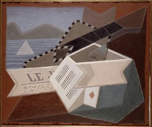 Guitar In Front Of The Sea — Juan Gris