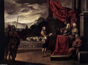 Joseph Explains The Dream Of The Pharaoh — Antonio Del Castillo Y Saavedra