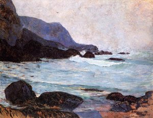 The Coast Of Bellangenay — Eugène Henri Paul Gauguin