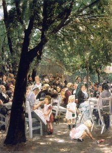 Munich Beer Garden: The Augustine Brewery — Max Liebermann