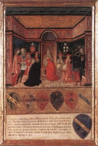 Pope Pius Ii Names Cardinal His Nephew — Francesco Di Giorgio Martini