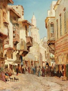 The Mosque Of Emir Mindar, Cairo — John Varley Ii (the Younger)