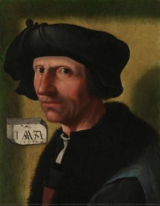 Portrait Of Jacob Cornelisz Van Oostsanen (c. 1472/77-1528/33), Jacob Cornelisz Van Oostsanen (workshop Of), C. 1533 — Jakob Kornelisz Van Ostane