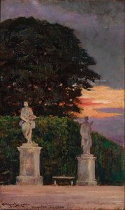 Corner Of The Terrace, Versailles — James Carroll Beckwith