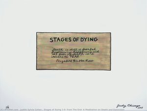 Stages Of Dying 1/6, From The End: A Meditation On Death And Extinction — Judith Sylvia Cohen