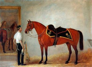Lieutenant Colonel Arthur Bentinck, The 7th (princess Royal's) Dragoon Guards — John Ferneley Snr