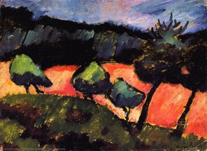 Trees and Dunes at Prerow