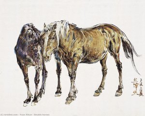 Double Horses — Yuan Xikun