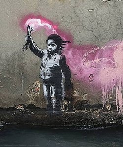 Migrant Child — Banksy