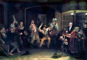 The Progress Of Intemperance The Relapse — Edward Villiers Rippingille