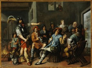 The Denial Of Saint Peter — Jan Miense Molenaer