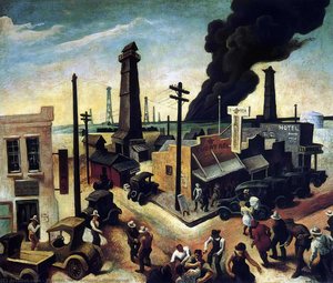 Boomtown — Thomas Hart Benton