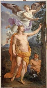 Apollon Couronne Par La Victoire — Noël Nicolas Coypel