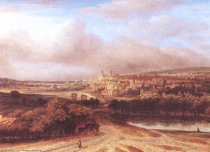 Village On A Hill — Philips De Koninck