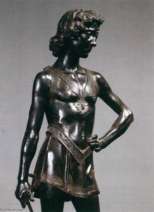 The Young David (detail) — Andrea Del Verrocchio