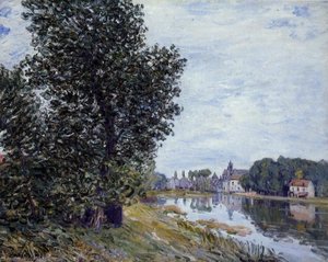 Am Moret Sur Loing — Alfred Sisley