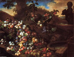 Plums — Bartolomeo Bimbi