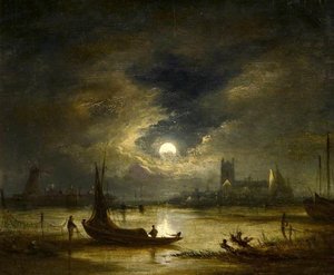 Moonlight Norwich, Norfolk — ジョン・クローム