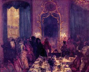German Maskensouper — Adolph Von Menzel