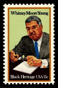 15c Whitney Moore Young Stamp — United States Postal Service