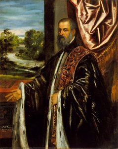 Portrait Of A Venetian Senator — Jacopo Tintoretto