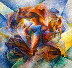 Soccer (dynamic Action Image) — Umberto Boccioni