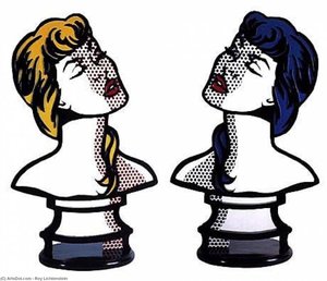 Femme Soleil-lune — Roy Lichtenstein