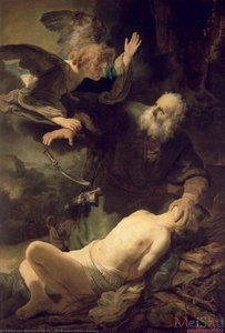 The Sacrifice Of Isaac, Eremitag — Rembrandt Van Rijn