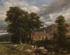 The Old Mill At Bettws Y Coed — David Cox The Elder