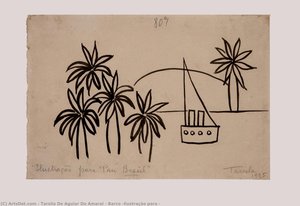 Barco (ilustração Para — Tarsila Do Amaral