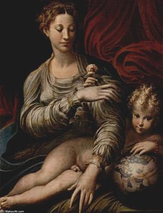 Madonna Of The Rose — Parmigianino