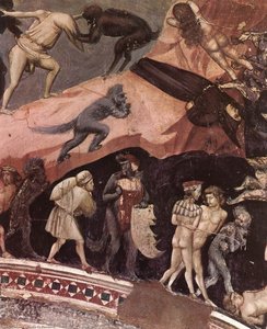 Last Judgment (detail 17) (cappella Scrovegni (arena Chapel), Padua) — Giotto Di Bondone