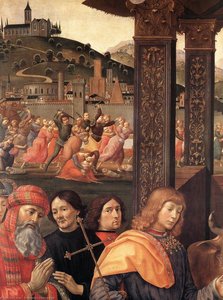 Adoration Of The Magi (detail) — Domenico Ghirlandaio