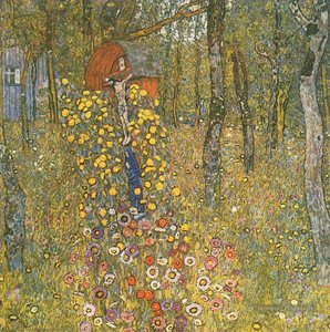 Farm Garden With Crucifix — Gustáv Klimt